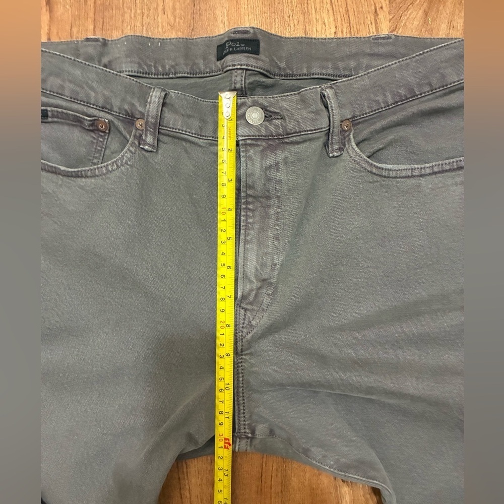 Polo Ralph Lauren Black Denim Jeans with Twill Weave Pre Owned Great Condition - Picture 12 of 13